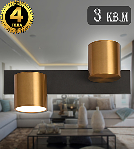 Настенный светильник Natali Kovaltseva Loft Led LED LAMPS 81129/1W BRASS BLACK